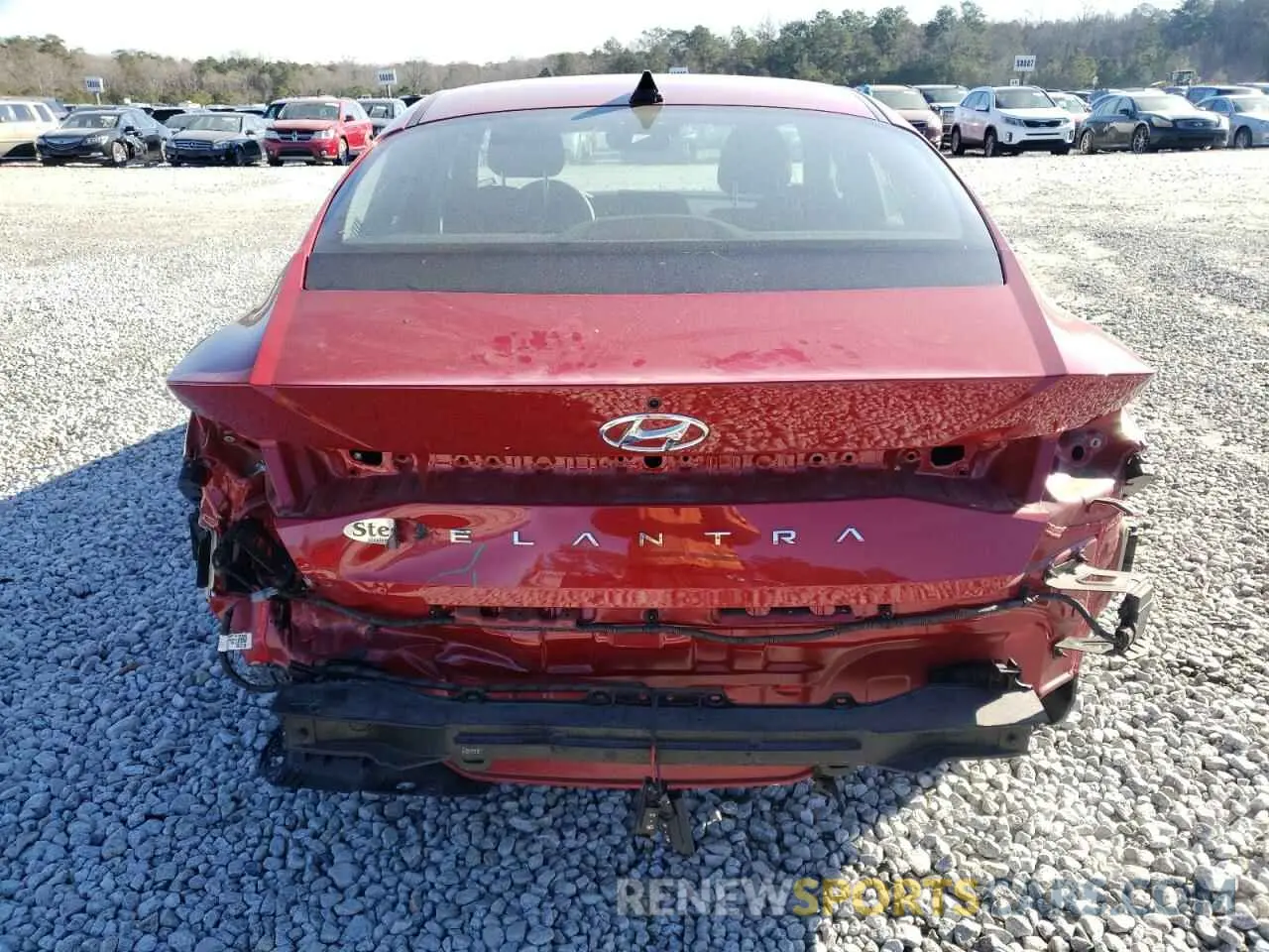 6 Фотография поврежденного автомобиля KMHLM4AG9NU344572 HYUNDAI ELANTRA 2022