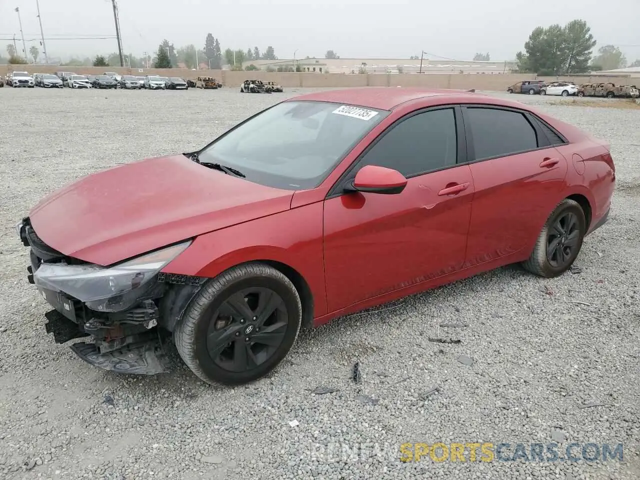 1 Фотография поврежденного автомобиля KMHLM4AG9NU365213 HYUNDAI ELANTRA 2022