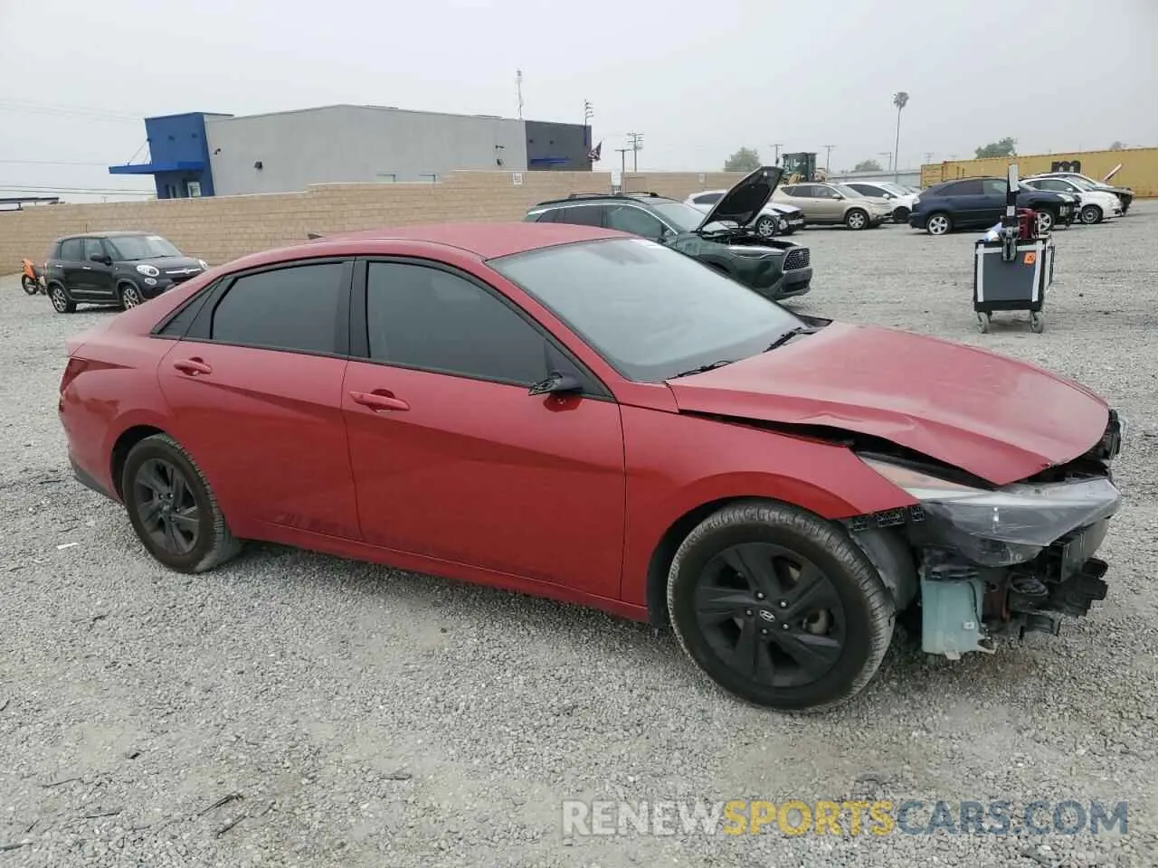 4 Фотография поврежденного автомобиля KMHLM4AG9NU365213 HYUNDAI ELANTRA 2022