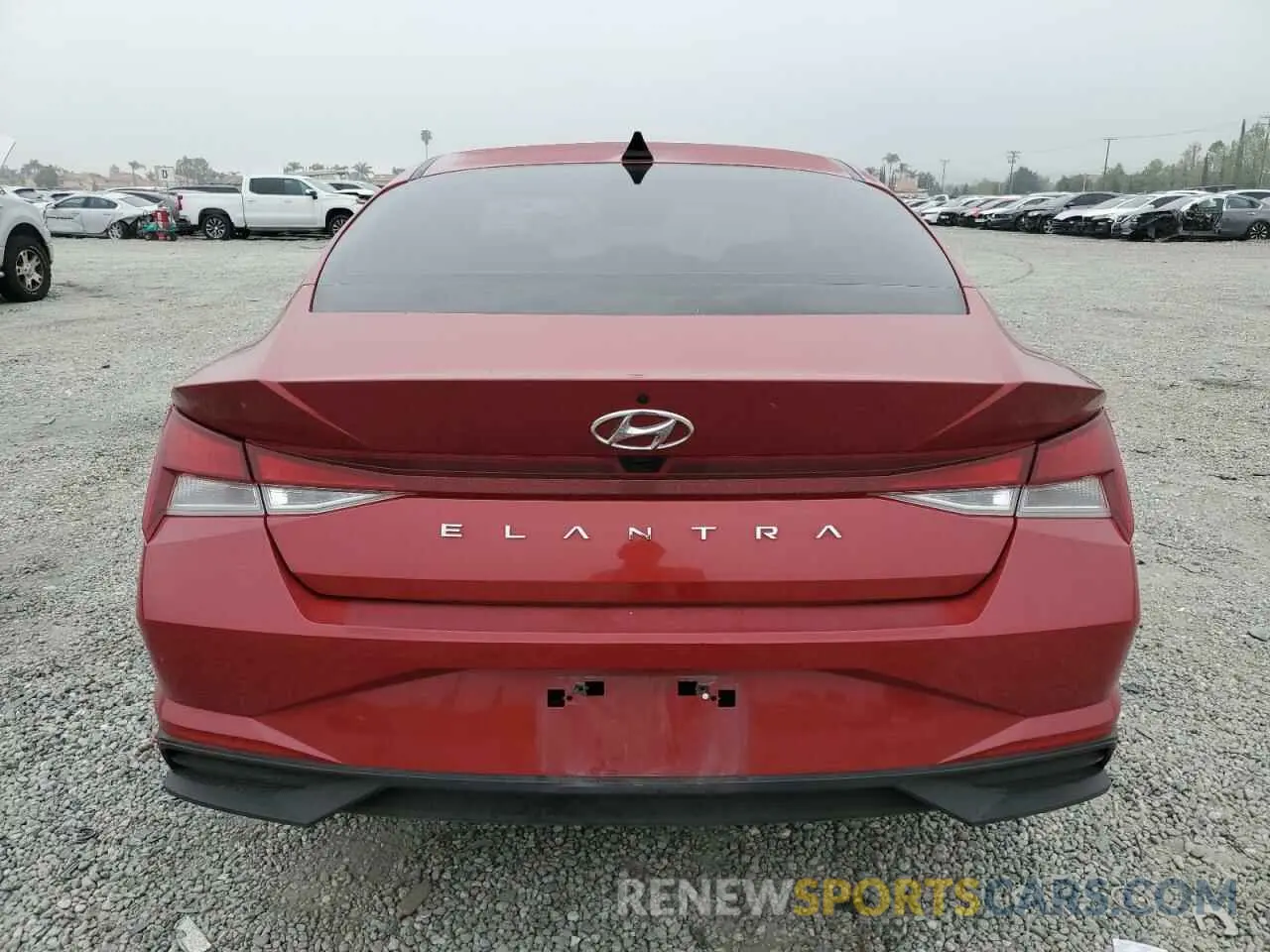 6 Фотография поврежденного автомобиля KMHLM4AG9NU365213 HYUNDAI ELANTRA 2022