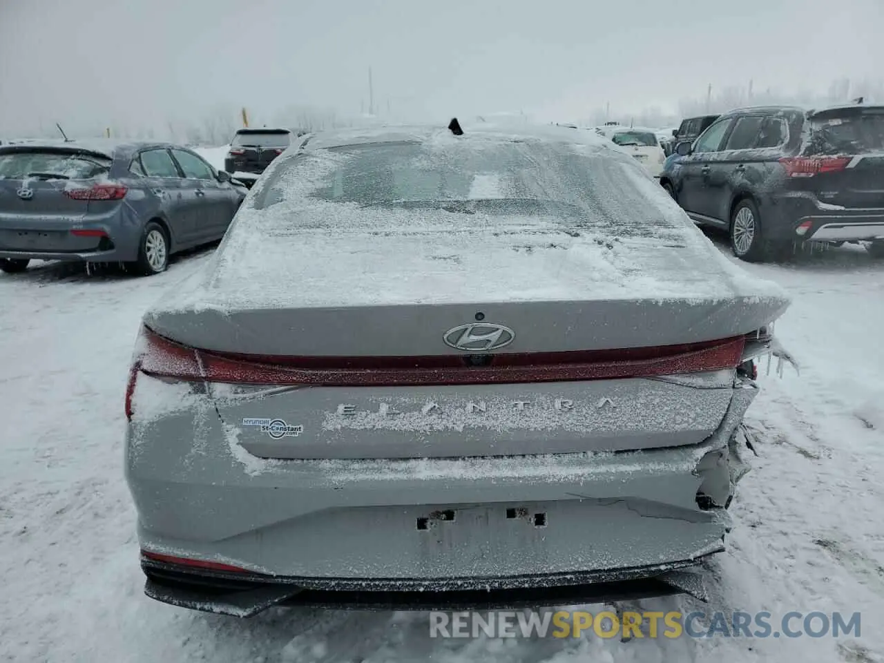 6 Photograph of a damaged car KMHLM4AGXNU261653 HYUNDAI ELANTRA 2022