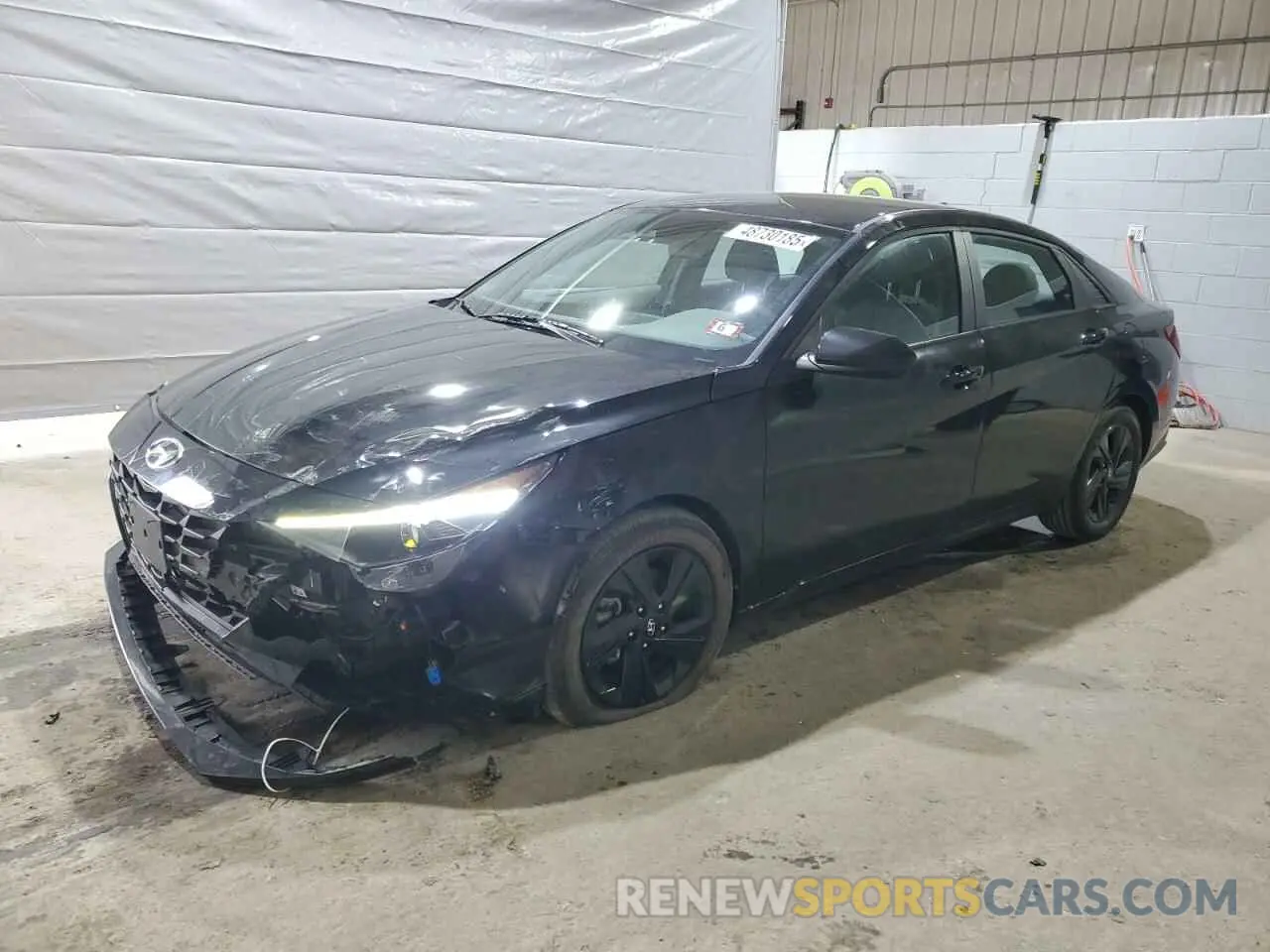 1 Фотография поврежденного автомобиля KMHLM4AGXNU345522 HYUNDAI ELANTRA 2022