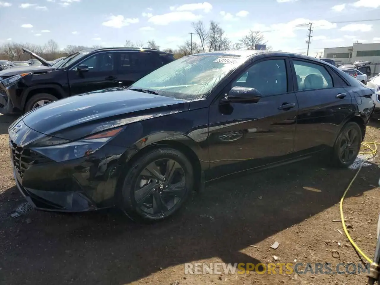 1 Photograph of a damaged car KMHLM4AGXNU357458 HYUNDAI ELANTRA 2022