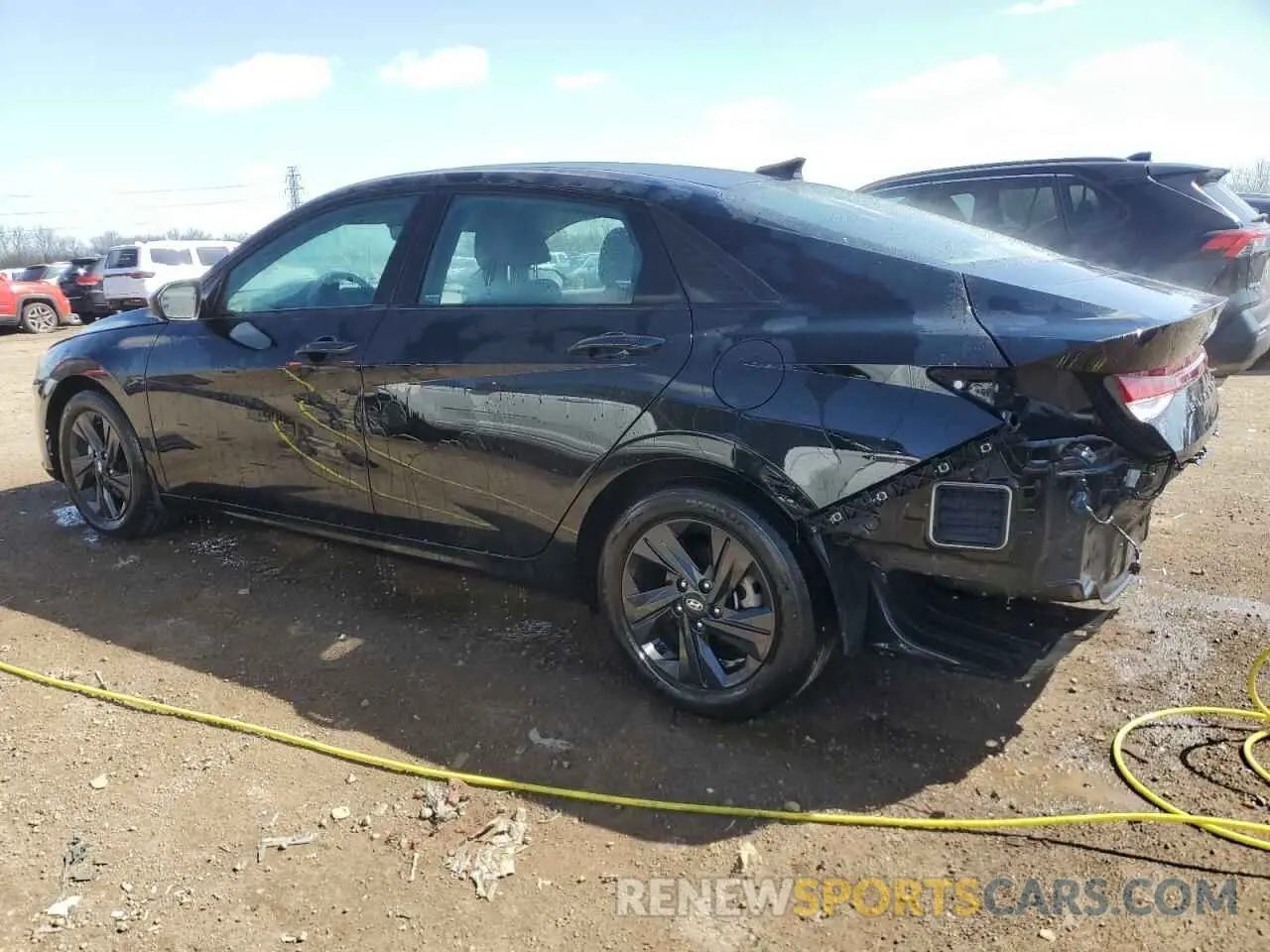 2 Photograph of a damaged car KMHLM4AGXNU357458 HYUNDAI ELANTRA 2022