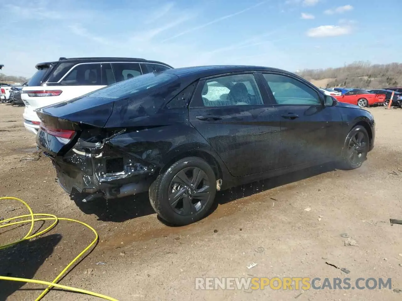 3 Photograph of a damaged car KMHLM4AGXNU357458 HYUNDAI ELANTRA 2022