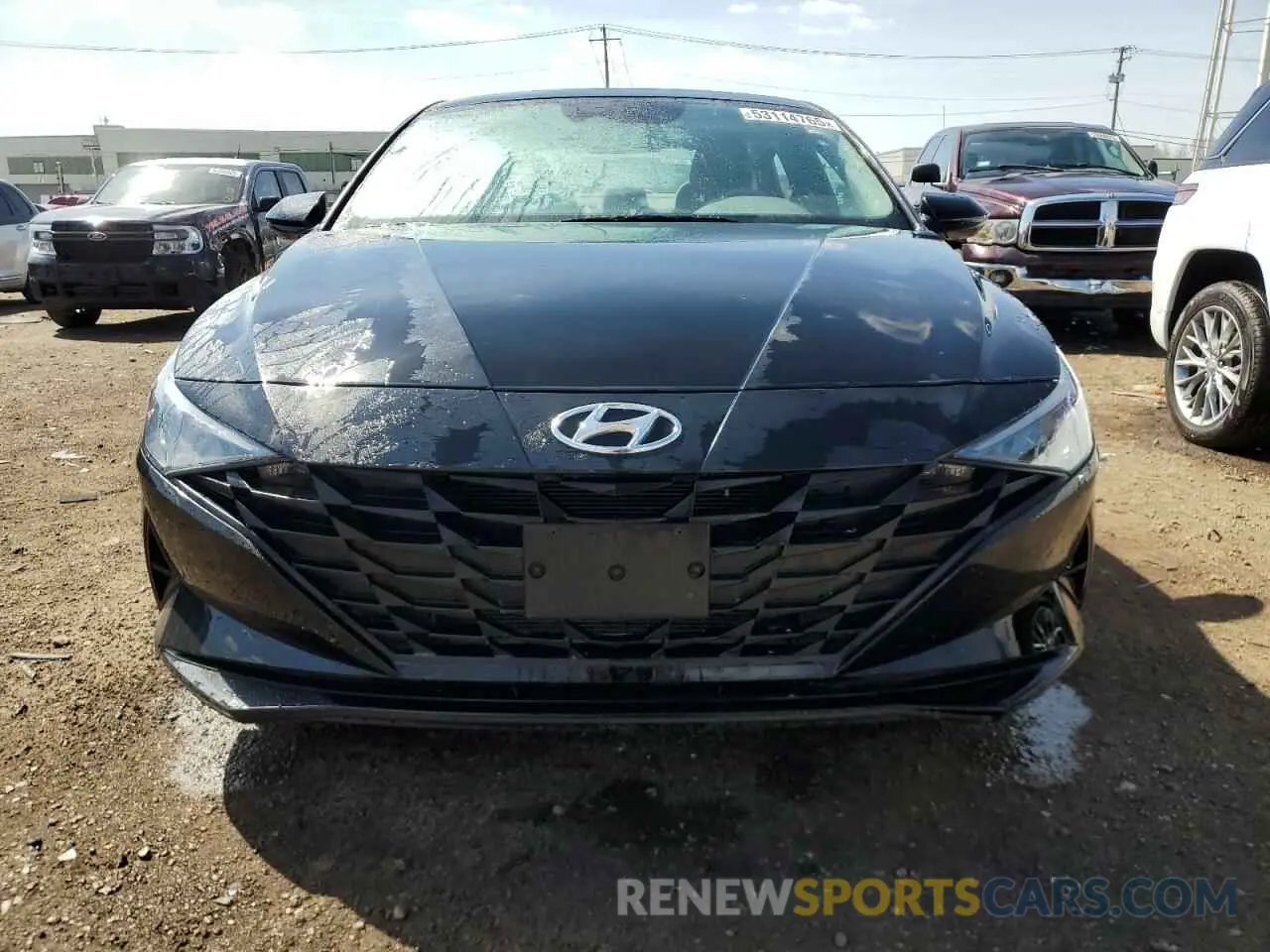 5 Photograph of a damaged car KMHLM4AGXNU357458 HYUNDAI ELANTRA 2022