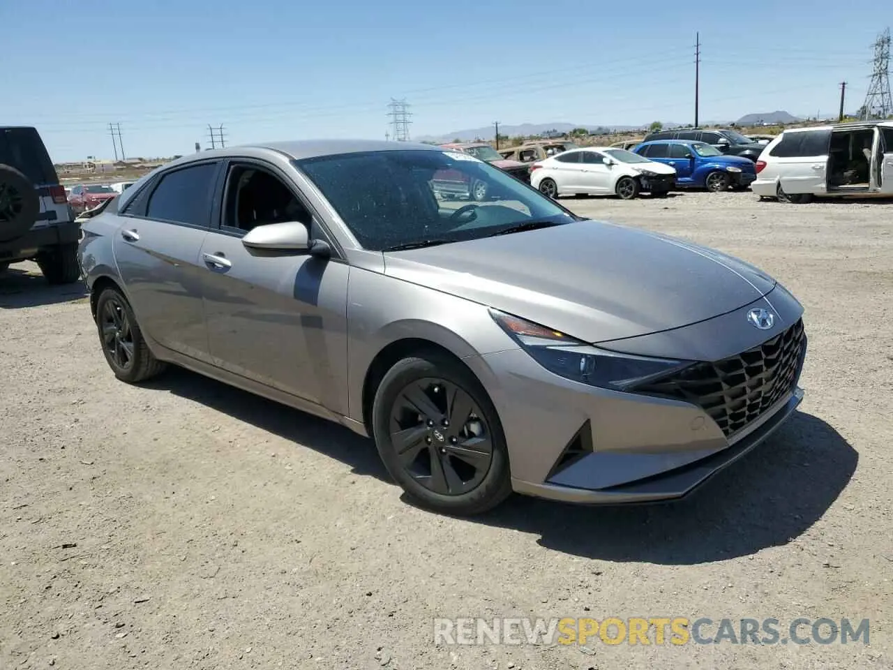 4 Photograph of a damaged car KMHLM4AJ1NU027316 HYUNDAI ELANTRA 2022
