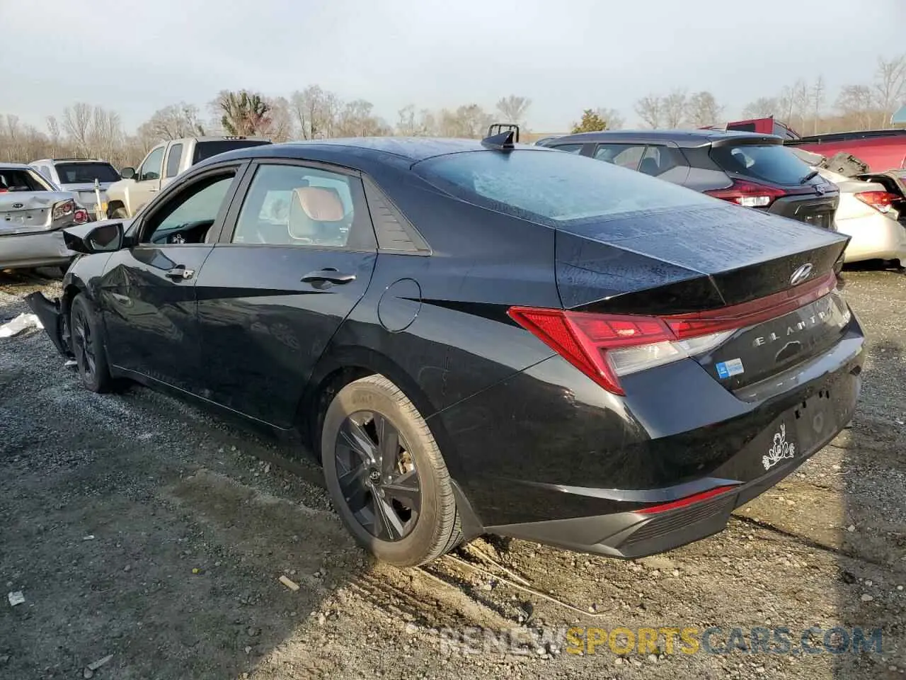 2 Фотография поврежденного автомобиля KMHLM4AJ6NU031765 HYUNDAI ELANTRA 2022