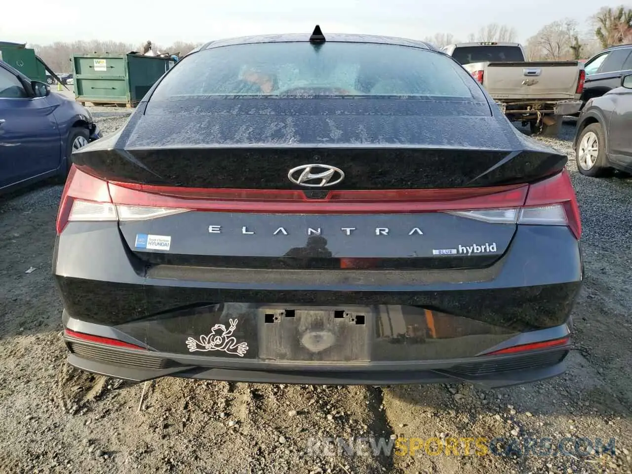 6 Фотография поврежденного автомобиля KMHLM4AJ6NU031765 HYUNDAI ELANTRA 2022
