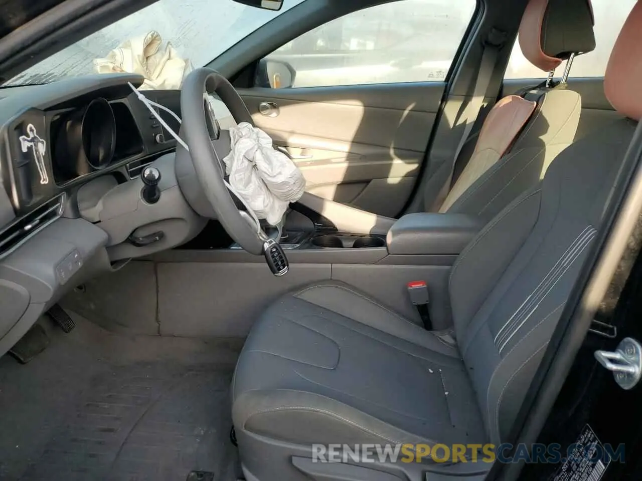 7 Фотография поврежденного автомобиля KMHLM4AJ6NU031765 HYUNDAI ELANTRA 2022