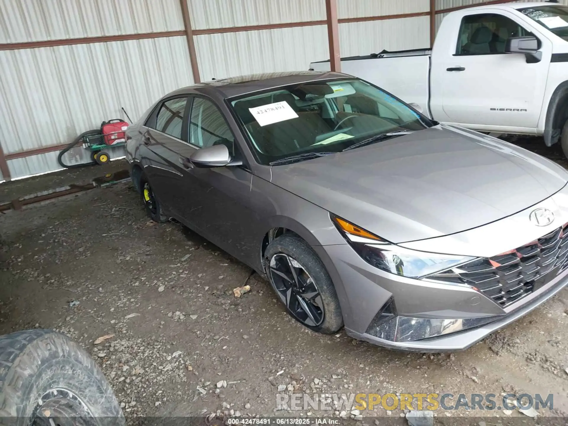 1 Фотография поврежденного автомобиля KMHLN4AG0NU341783 HYUNDAI ELANTRA 2022
