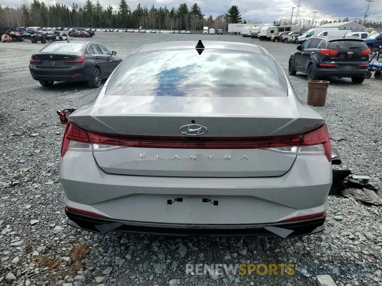 6 Photograph of a damaged car KMHLN4AG1NU287037 HYUNDAI ELANTRA 2022