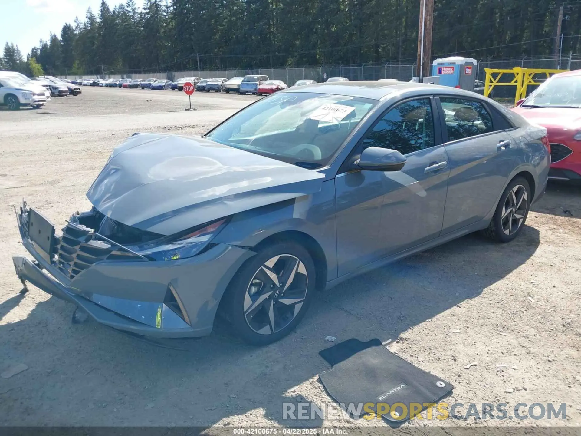 2 Фотография поврежденного автомобиля KMHLN4AG2NU288164 HYUNDAI ELANTRA 2022