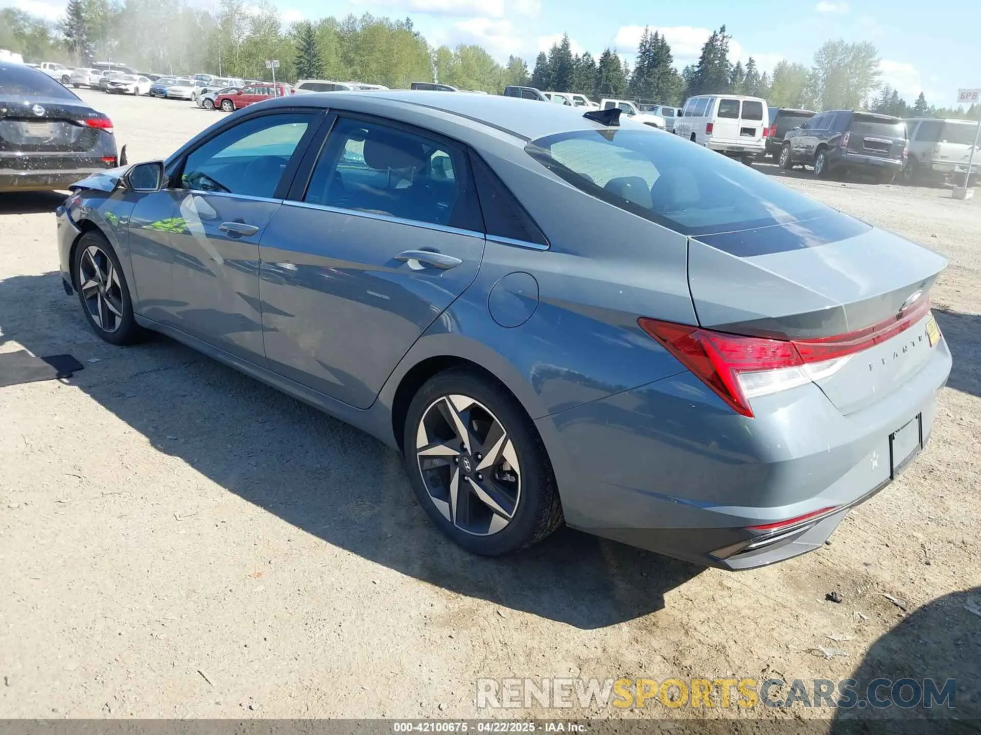 3 Фотография поврежденного автомобиля KMHLN4AG2NU288164 HYUNDAI ELANTRA 2022
