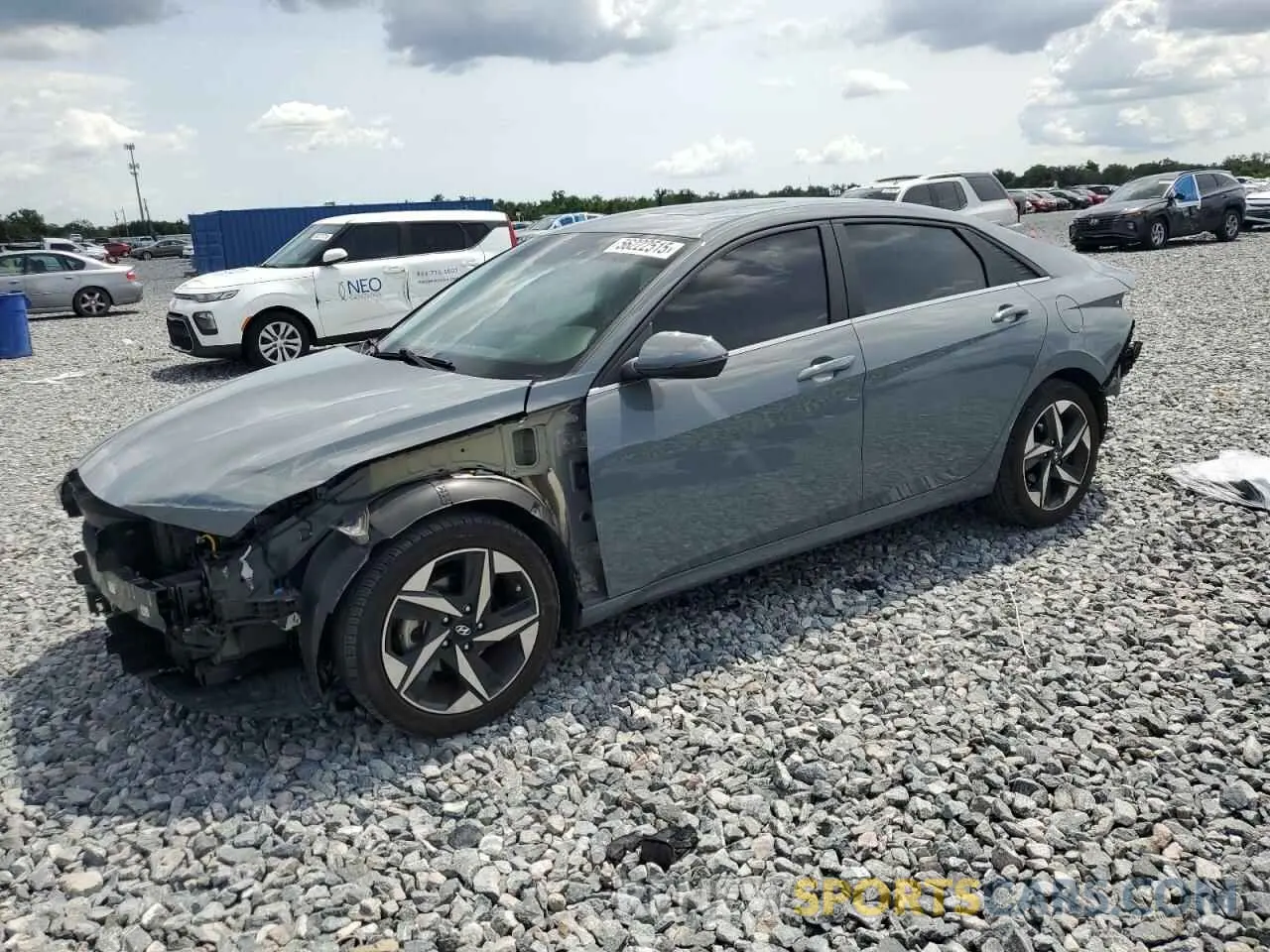 1 Photograph of a damaged car KMHLN4AG3NU352938 HYUNDAI ELANTRA 2022