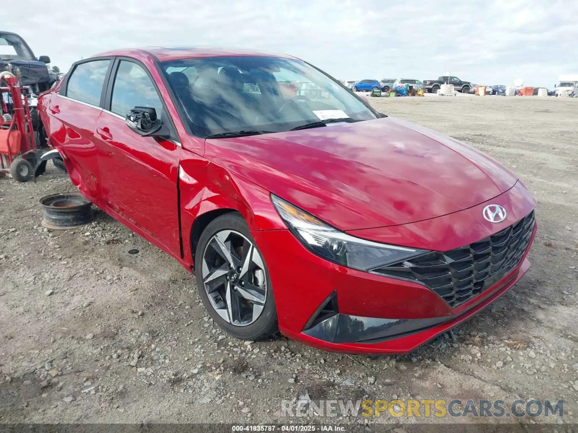 1 Фотография поврежденного автомобиля KMHLN4AG3NU366905 HYUNDAI ELANTRA 2022