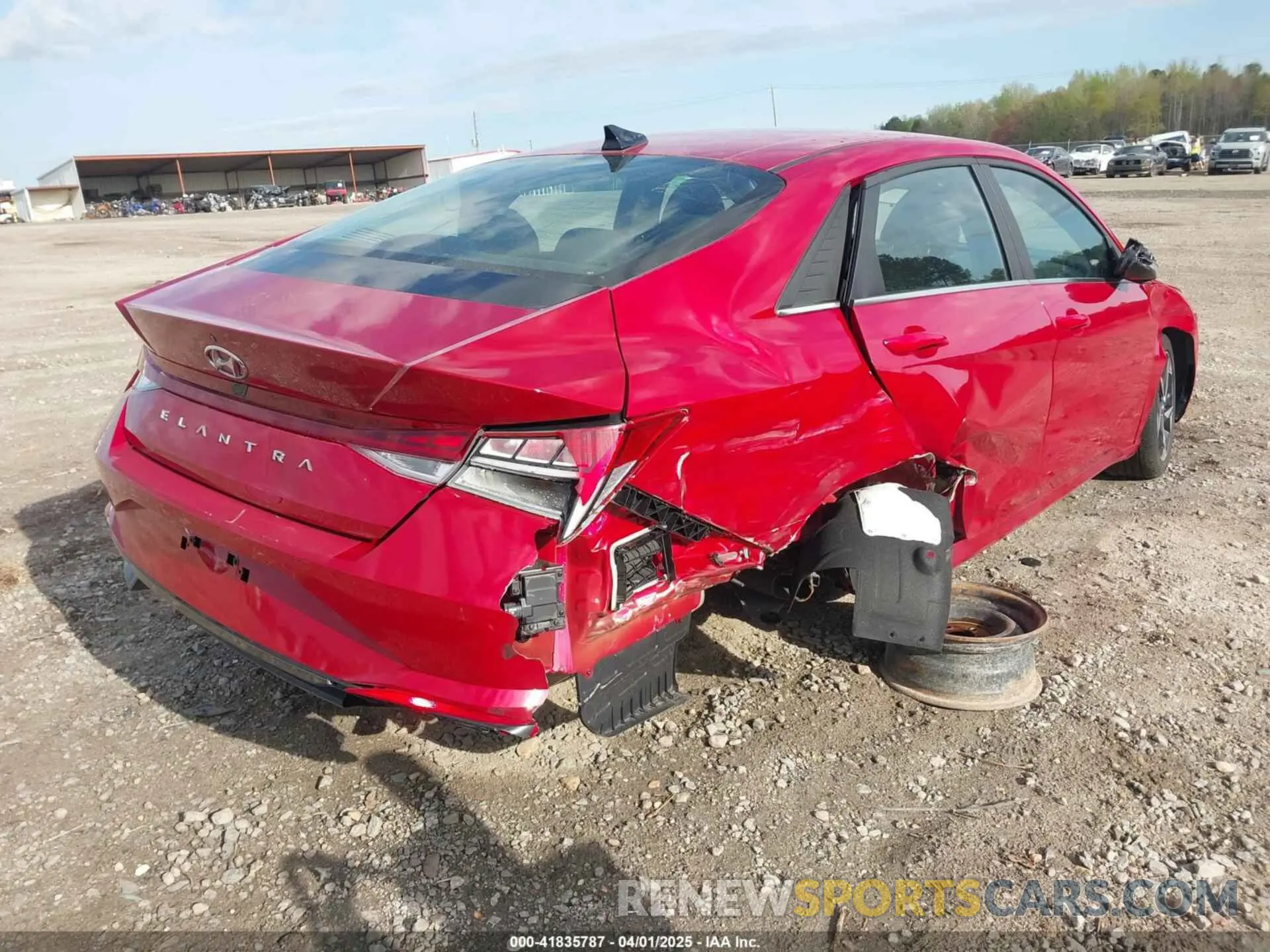 4 Фотография поврежденного автомобиля KMHLN4AG3NU366905 HYUNDAI ELANTRA 2022