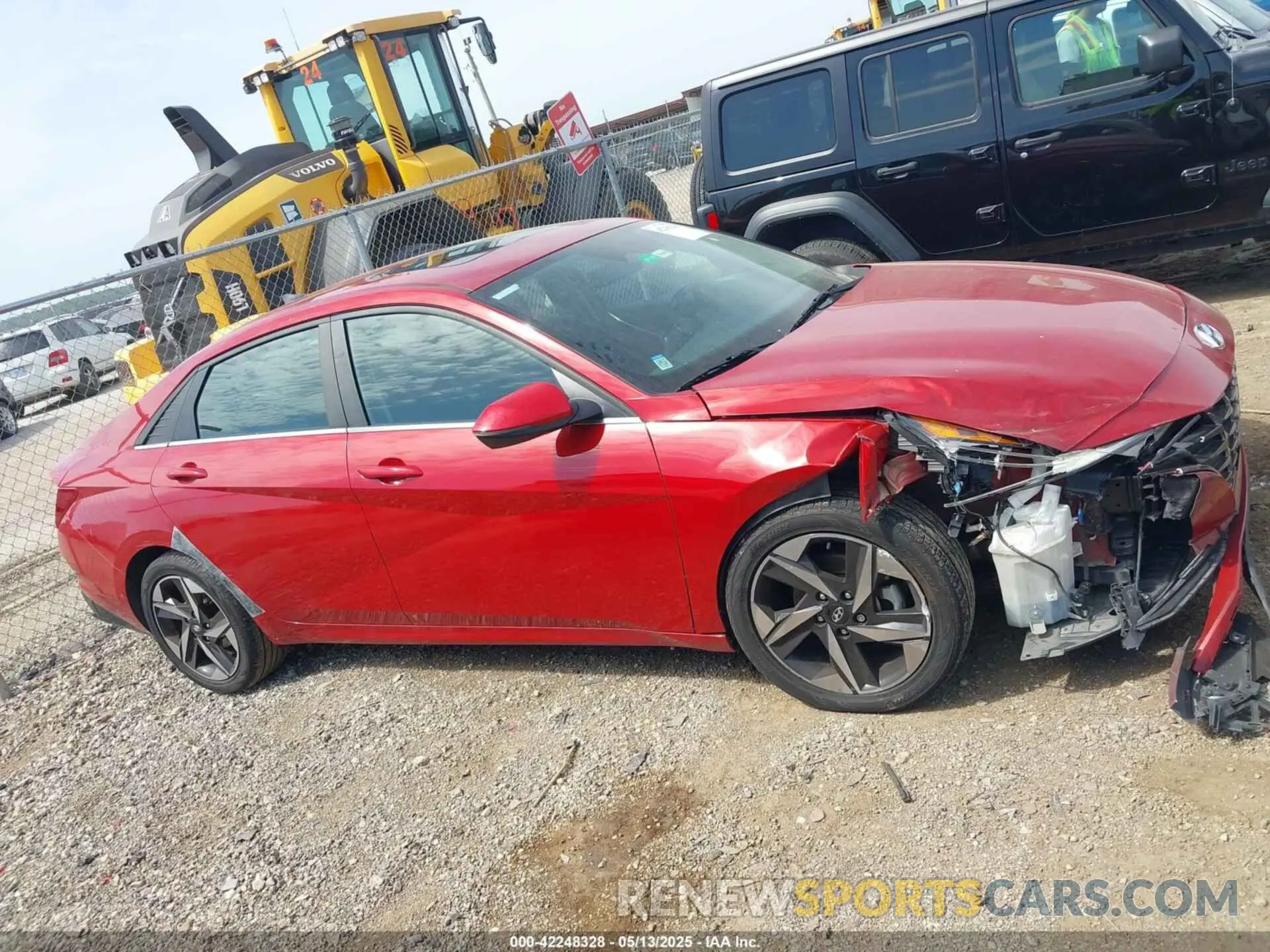 13 Фотография поврежденного автомобиля KMHLN4AG4NU349000 HYUNDAI ELANTRA 2022