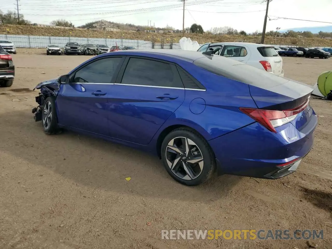 2 Photograph of a damaged car KMHLN4AG5NU337969 HYUNDAI ELANTRA 2022