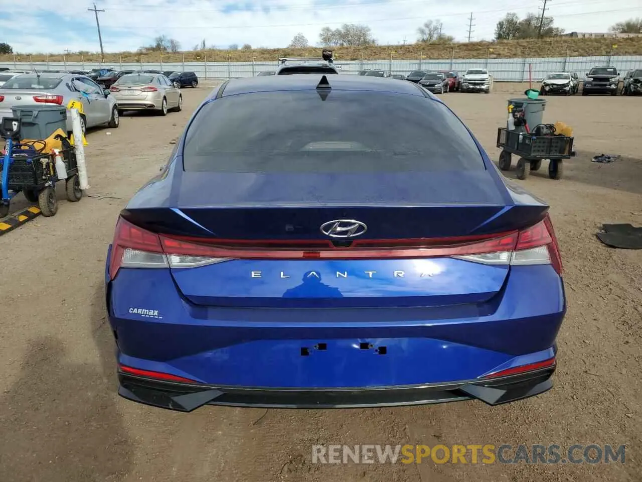 6 Photograph of a damaged car KMHLN4AG5NU337969 HYUNDAI ELANTRA 2022