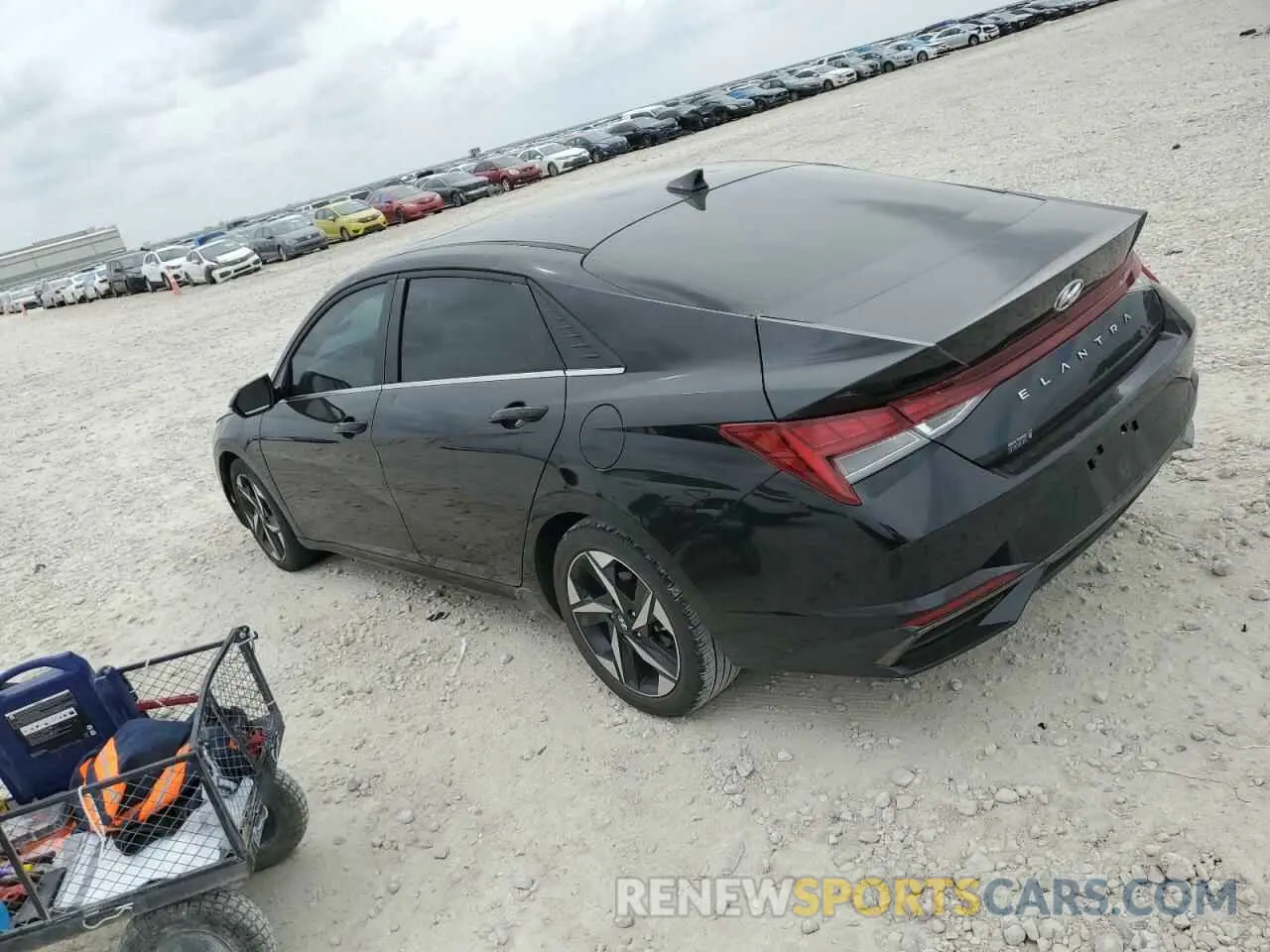 2 Photograph of a damaged car KMHLN4AG6NU331937 HYUNDAI ELANTRA 2022