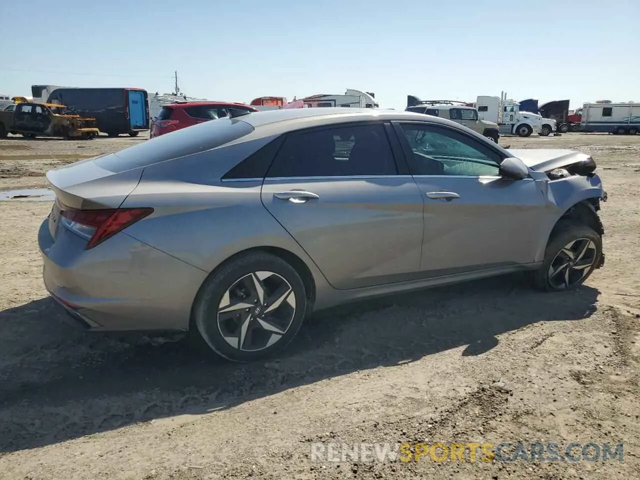 3 Фотография поврежденного автомобиля KMHLN4AG6NU359804 HYUNDAI ELANTRA 2022