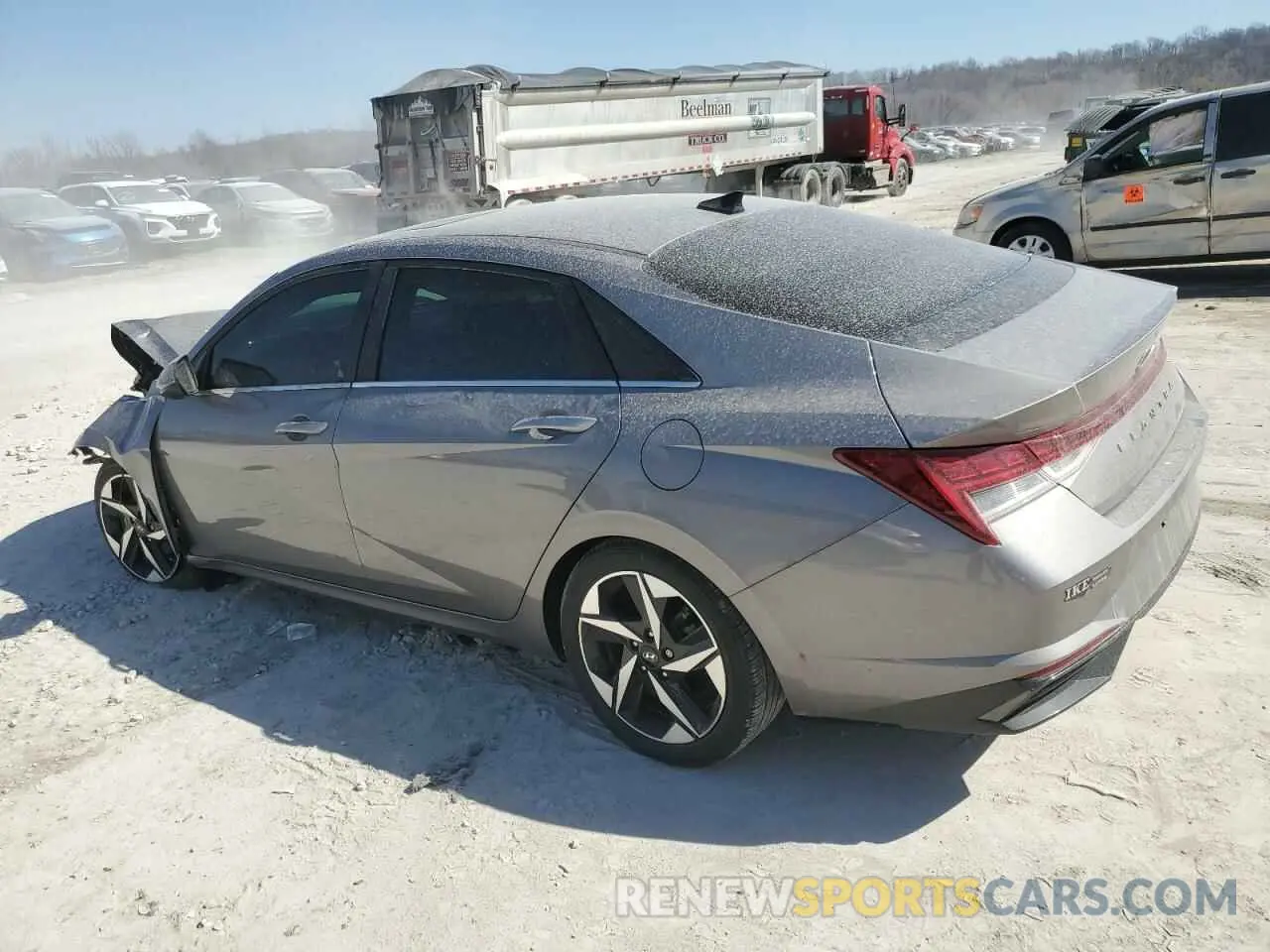 2 Photograph of a damaged car KMHLN4AG8NU349128 HYUNDAI ELANTRA 2022