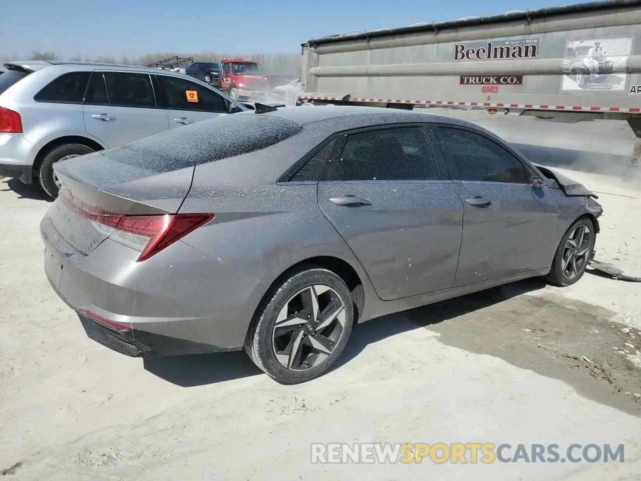 3 Photograph of a damaged car KMHLN4AG8NU349128 HYUNDAI ELANTRA 2022