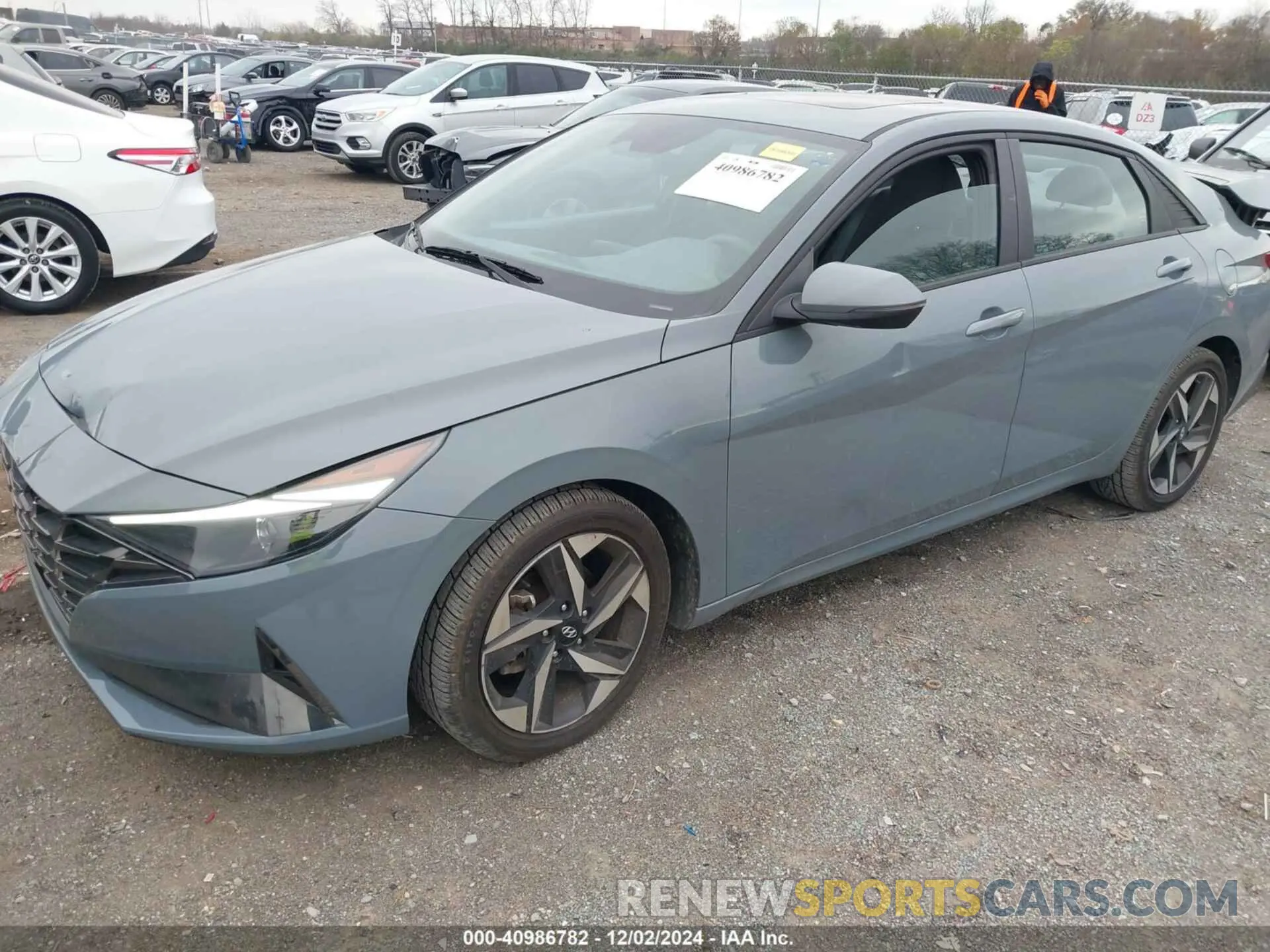 2 Photograph of a damaged car KMHLN4AG9NU365547 HYUNDAI ELANTRA 2022