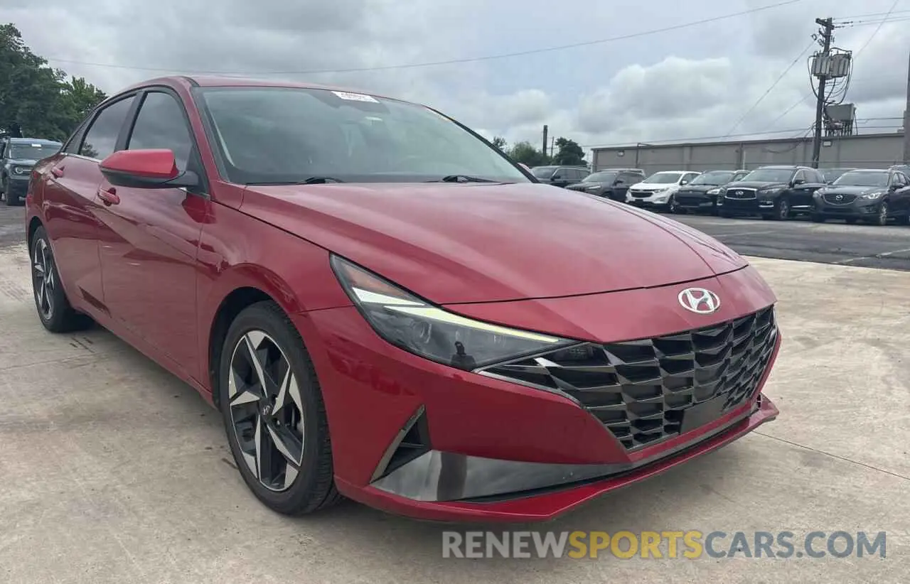 1 Фотография поврежденного автомобиля KMHLN4AJ7NU016317 HYUNDAI ELANTRA 2022