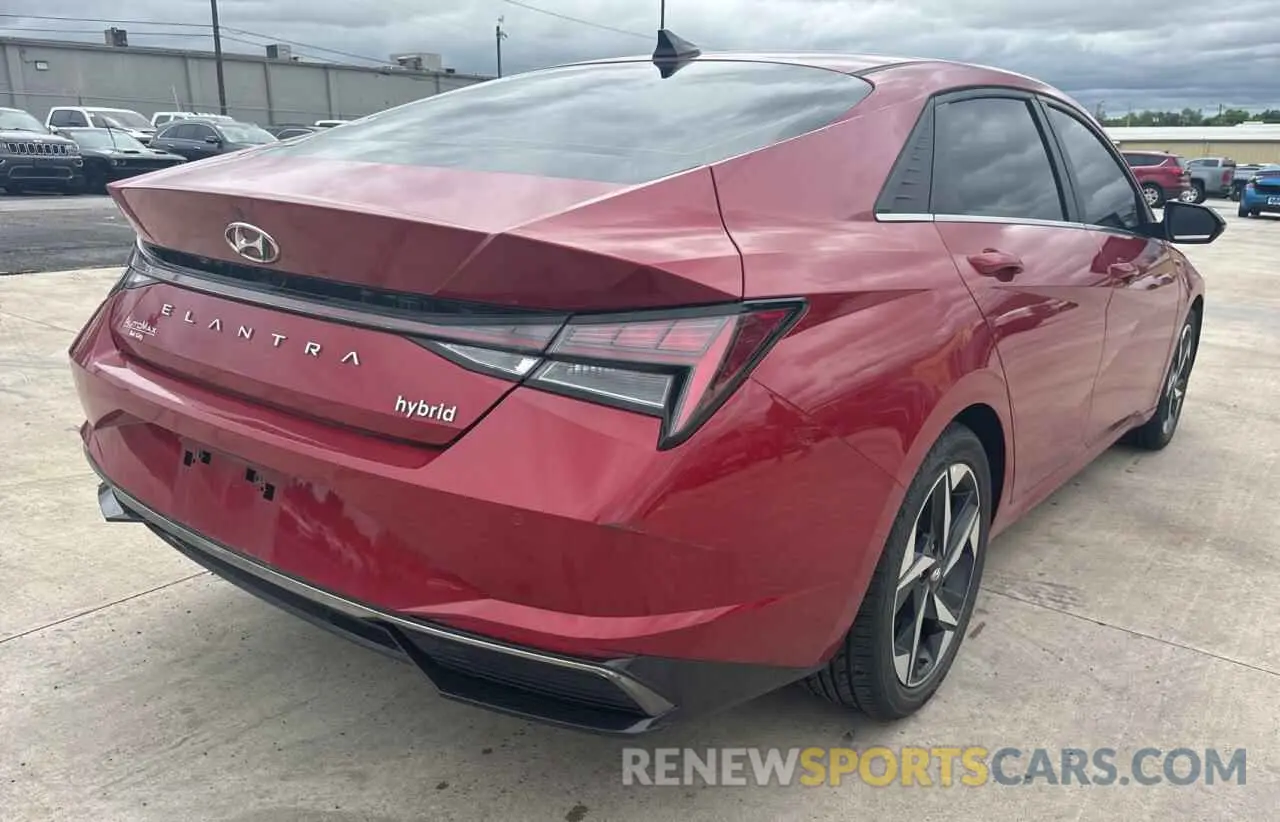 4 Фотография поврежденного автомобиля KMHLN4AJ7NU016317 HYUNDAI ELANTRA 2022
