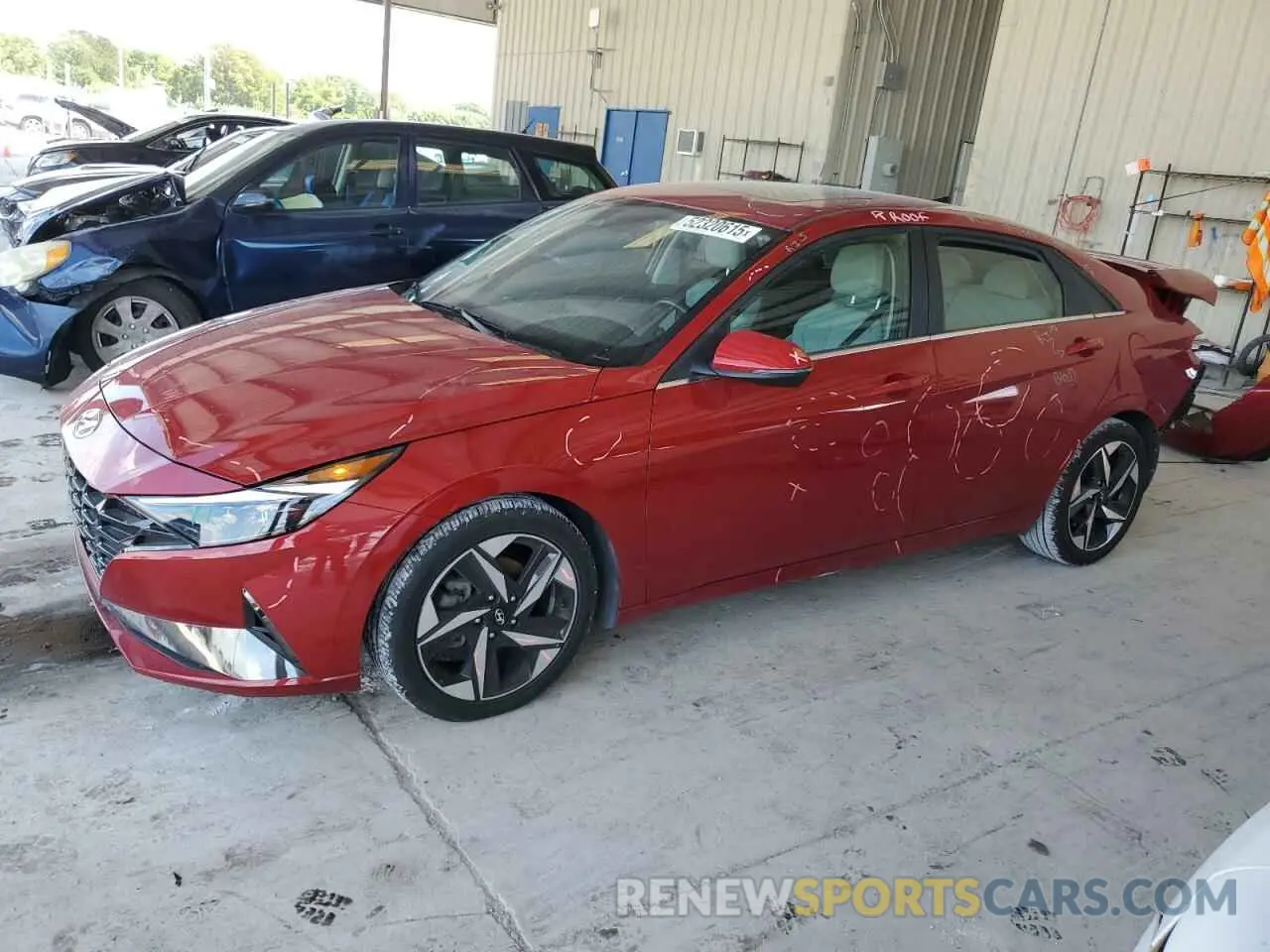 1 Фотография поврежденного автомобиля KMHLN4AJXNU030650 HYUNDAI ELANTRA 2022