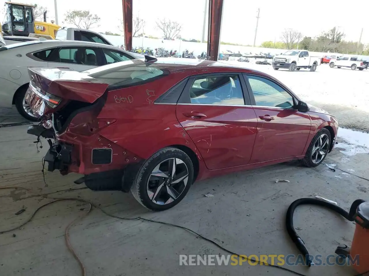 3 Фотография поврежденного автомобиля KMHLN4AJXNU030650 HYUNDAI ELANTRA 2022