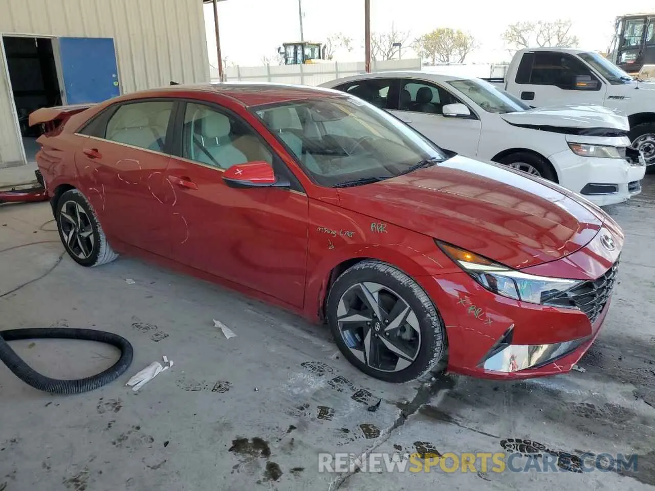 4 Фотография поврежденного автомобиля KMHLN4AJXNU030650 HYUNDAI ELANTRA 2022