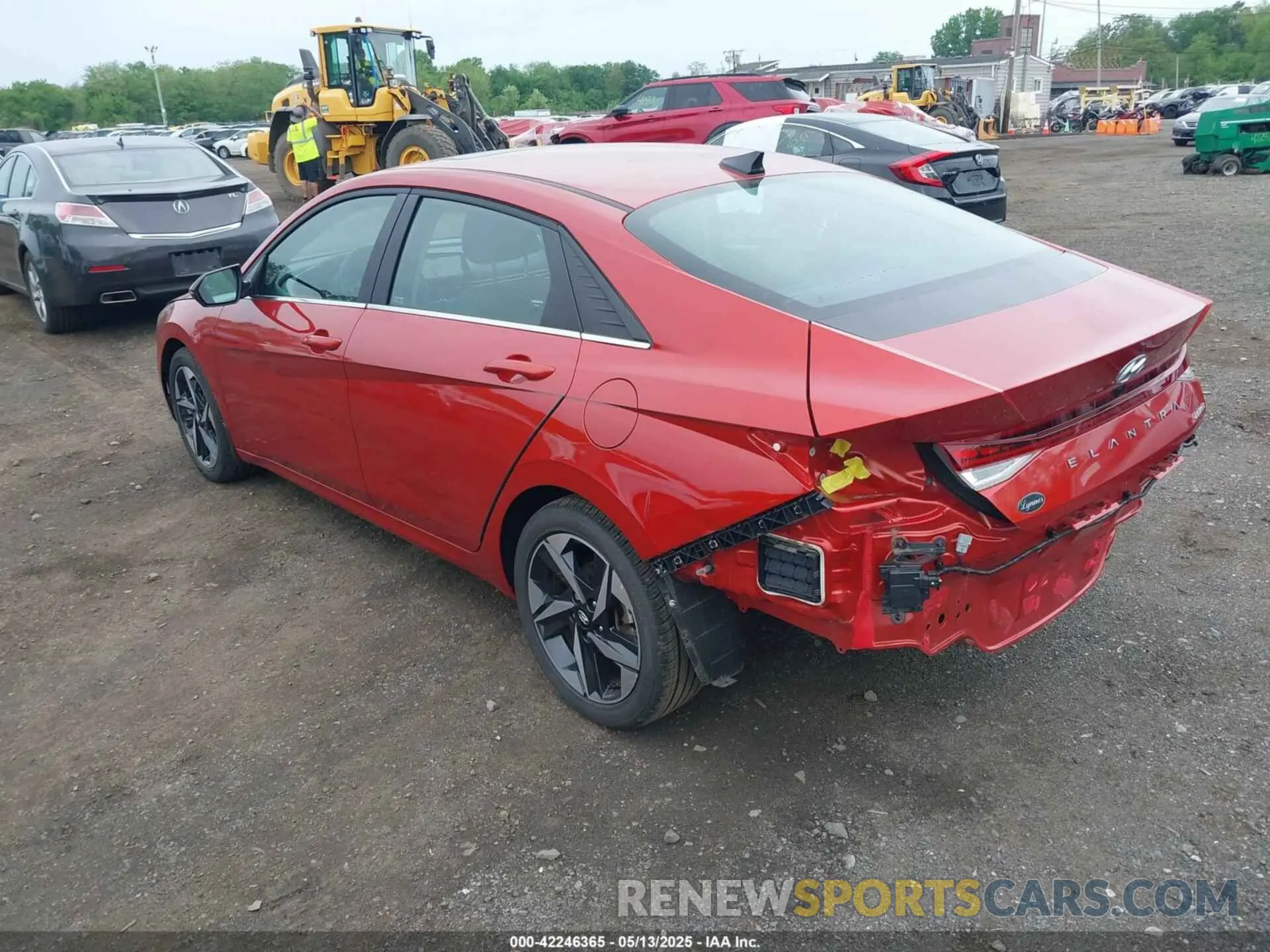 3 Photograph of a damaged car KMHLP4AG0NU349974 HYUNDAI ELANTRA 2022