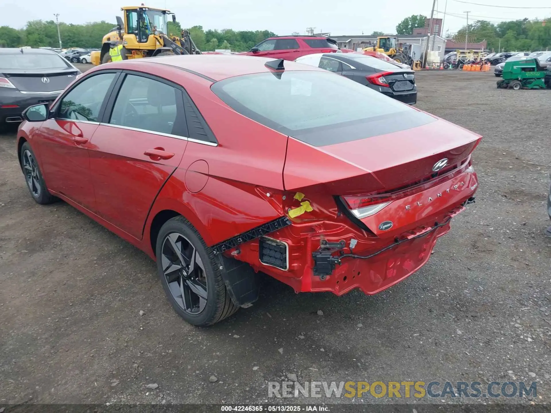 6 Photograph of a damaged car KMHLP4AG0NU349974 HYUNDAI ELANTRA 2022