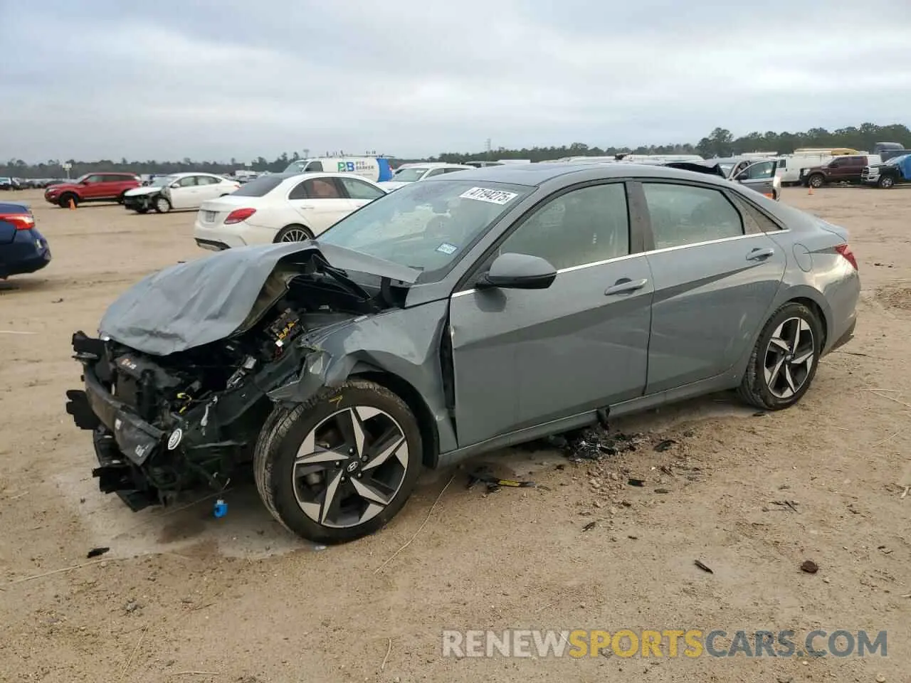 1 Photograph of a damaged car KMHLP4AG1NU229018 HYUNDAI ELANTRA 2022