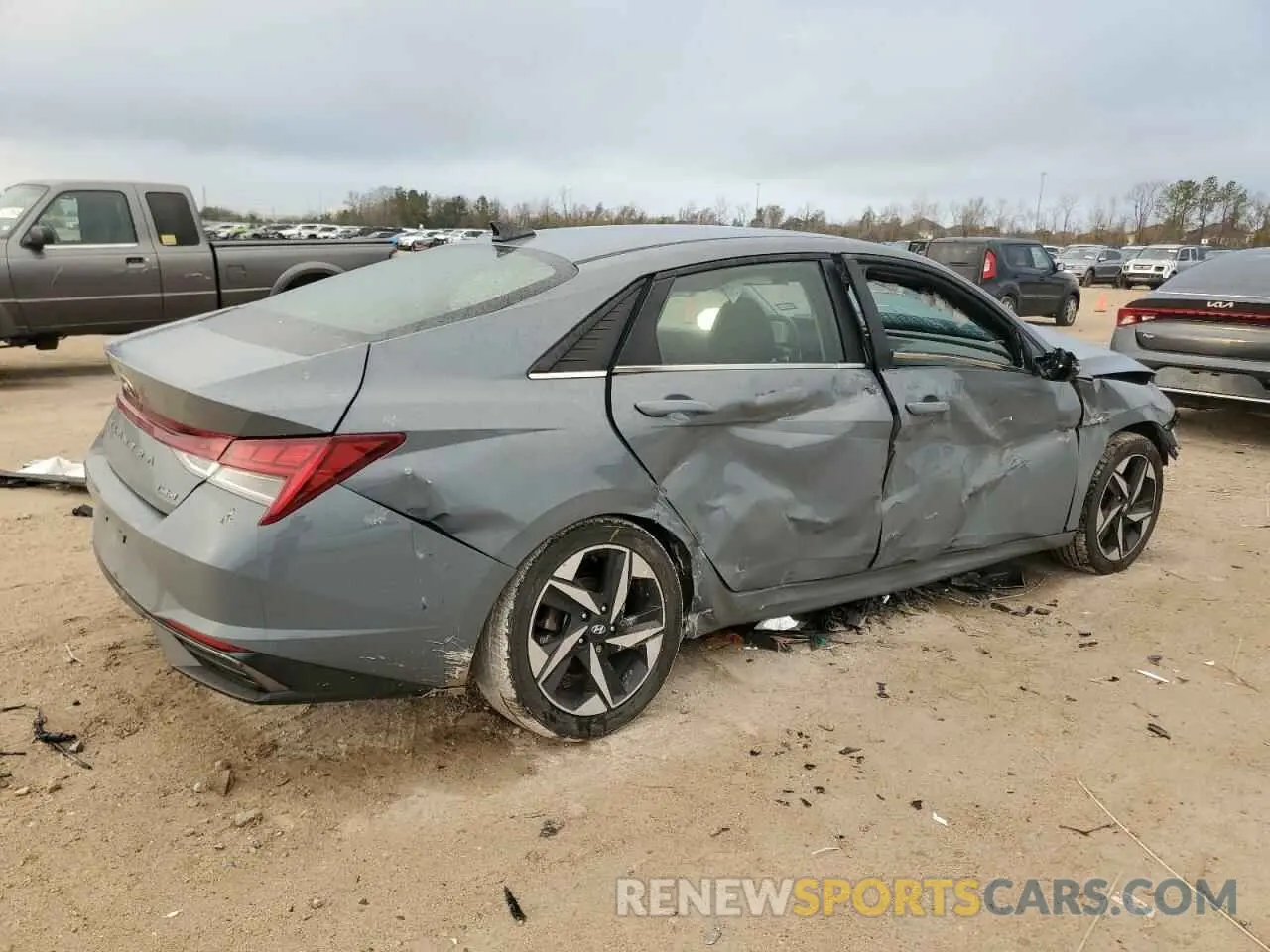 3 Photograph of a damaged car KMHLP4AG1NU229018 HYUNDAI ELANTRA 2022