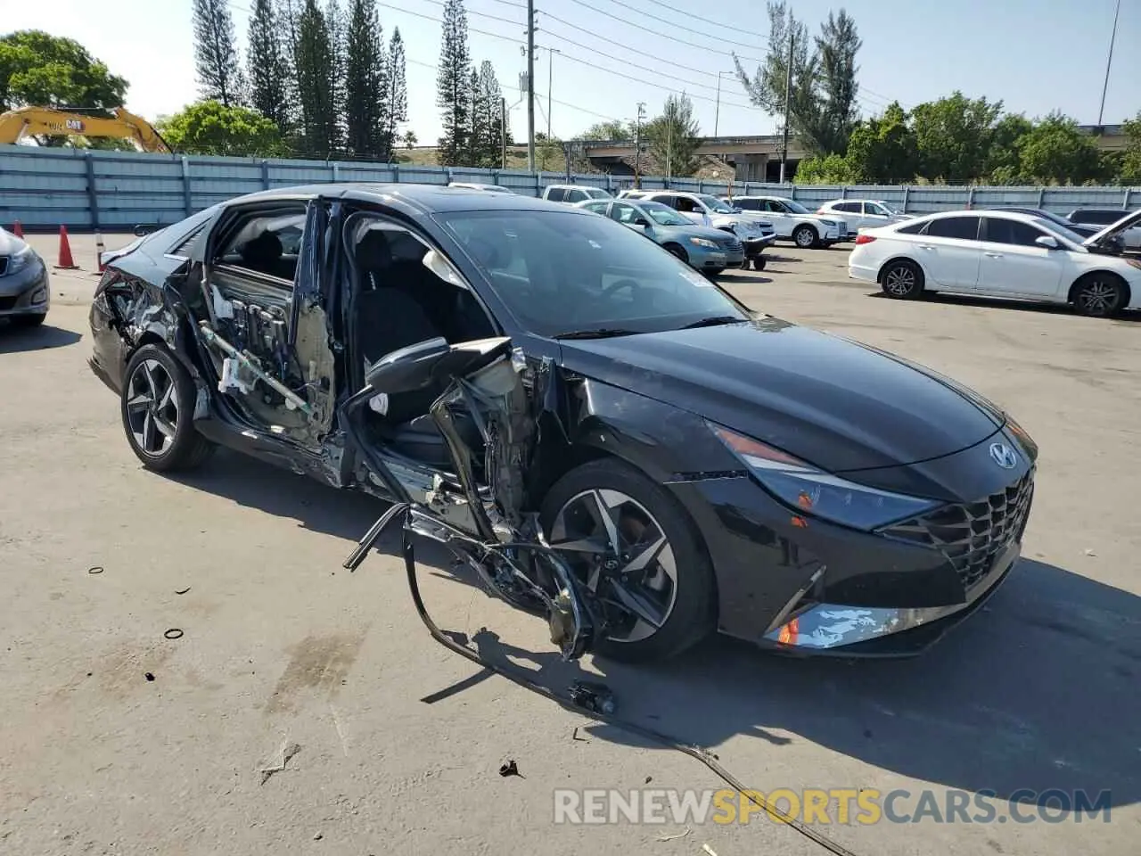 4 Photograph of a damaged car KMHLP4AG1NU329894 HYUNDAI ELANTRA 2022