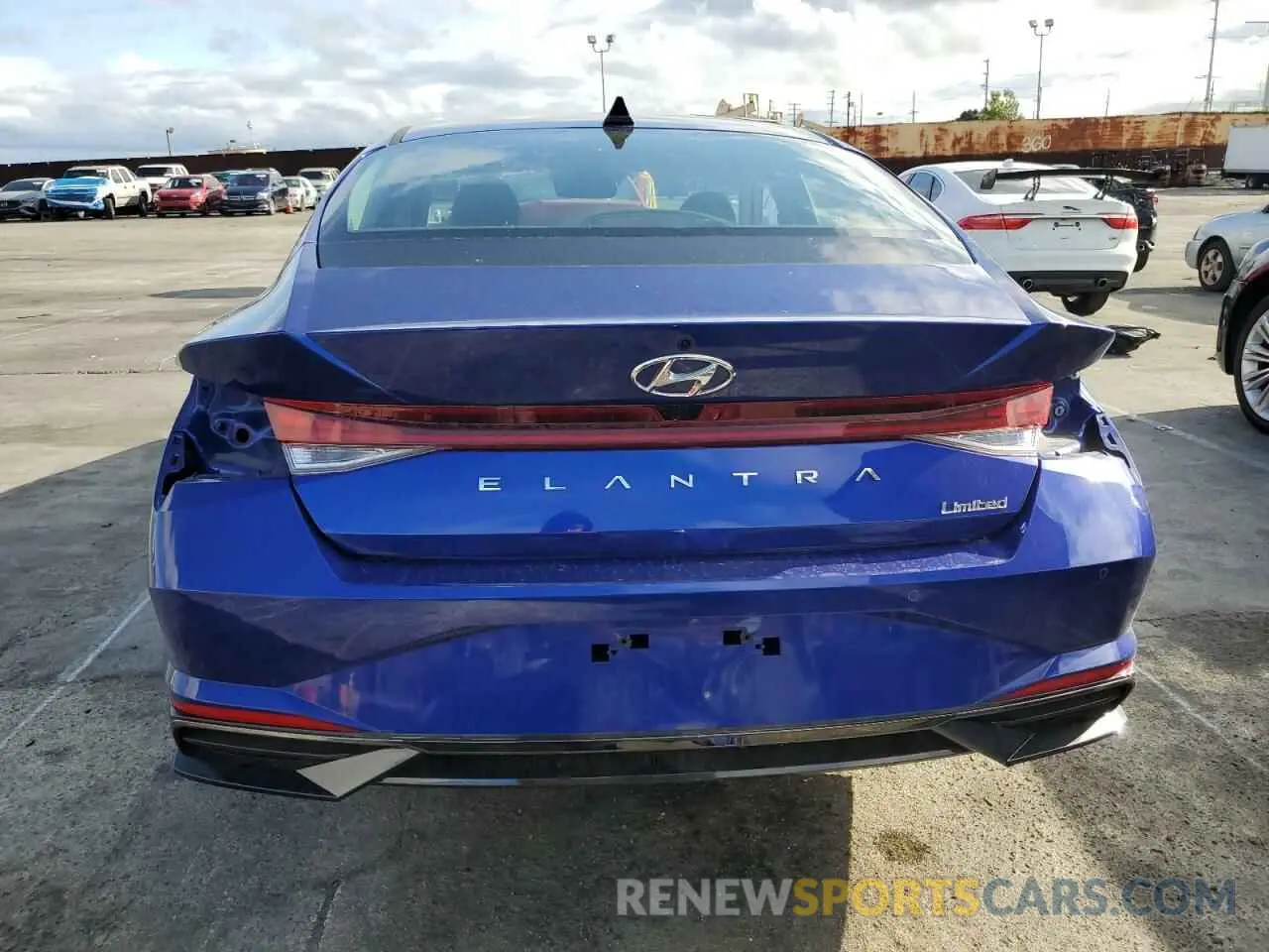 6 Фотография поврежденного автомобиля KMHLP4AG2NU366243 HYUNDAI ELANTRA 2022