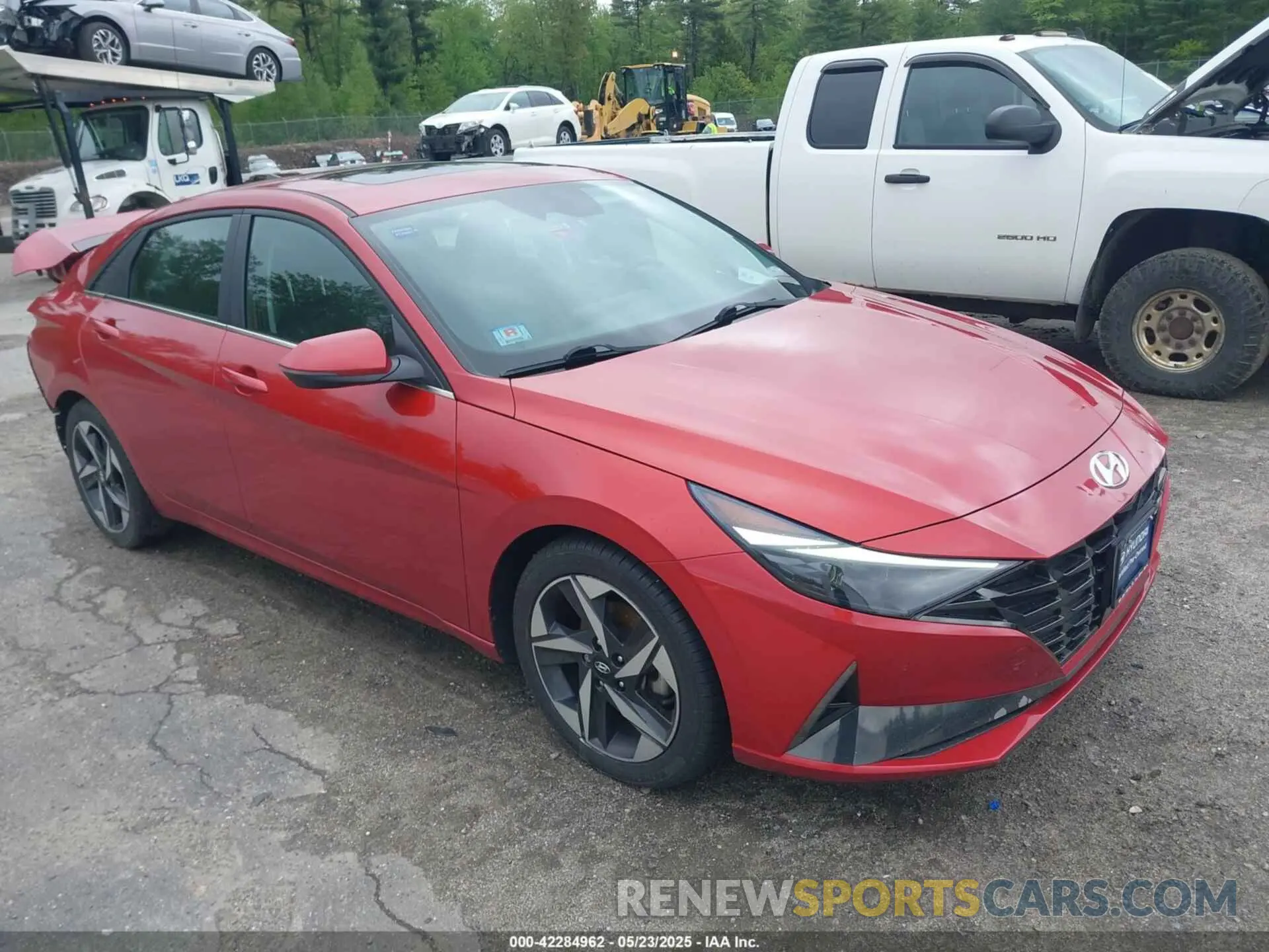1 Photograph of a damaged car KMHLP4AG3NU229036 HYUNDAI ELANTRA 2022