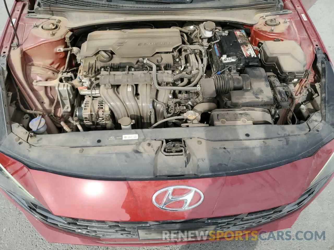 11 Фотография поврежденного автомобиля KMHLP4AG3NU251957 HYUNDAI ELANTRA 2022