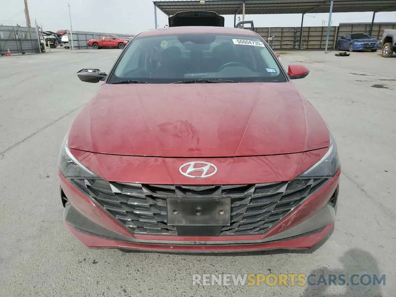 5 Фотография поврежденного автомобиля KMHLP4AG3NU251957 HYUNDAI ELANTRA 2022