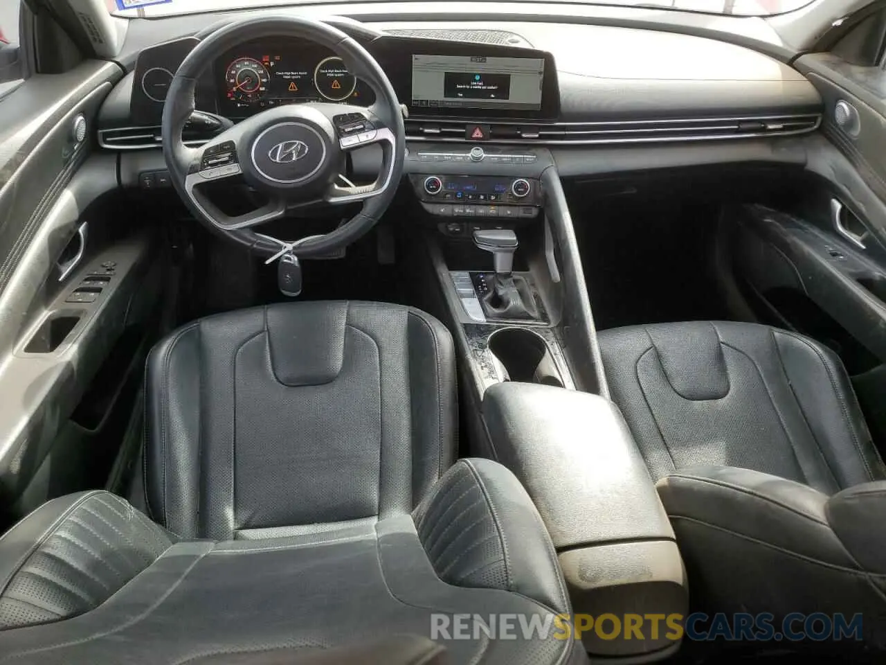8 Фотография поврежденного автомобиля KMHLP4AG3NU251957 HYUNDAI ELANTRA 2022