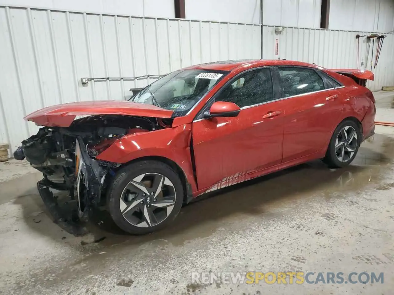 1 Photograph of a damaged car KMHLP4AG4NU331252 HYUNDAI ELANTRA 2022