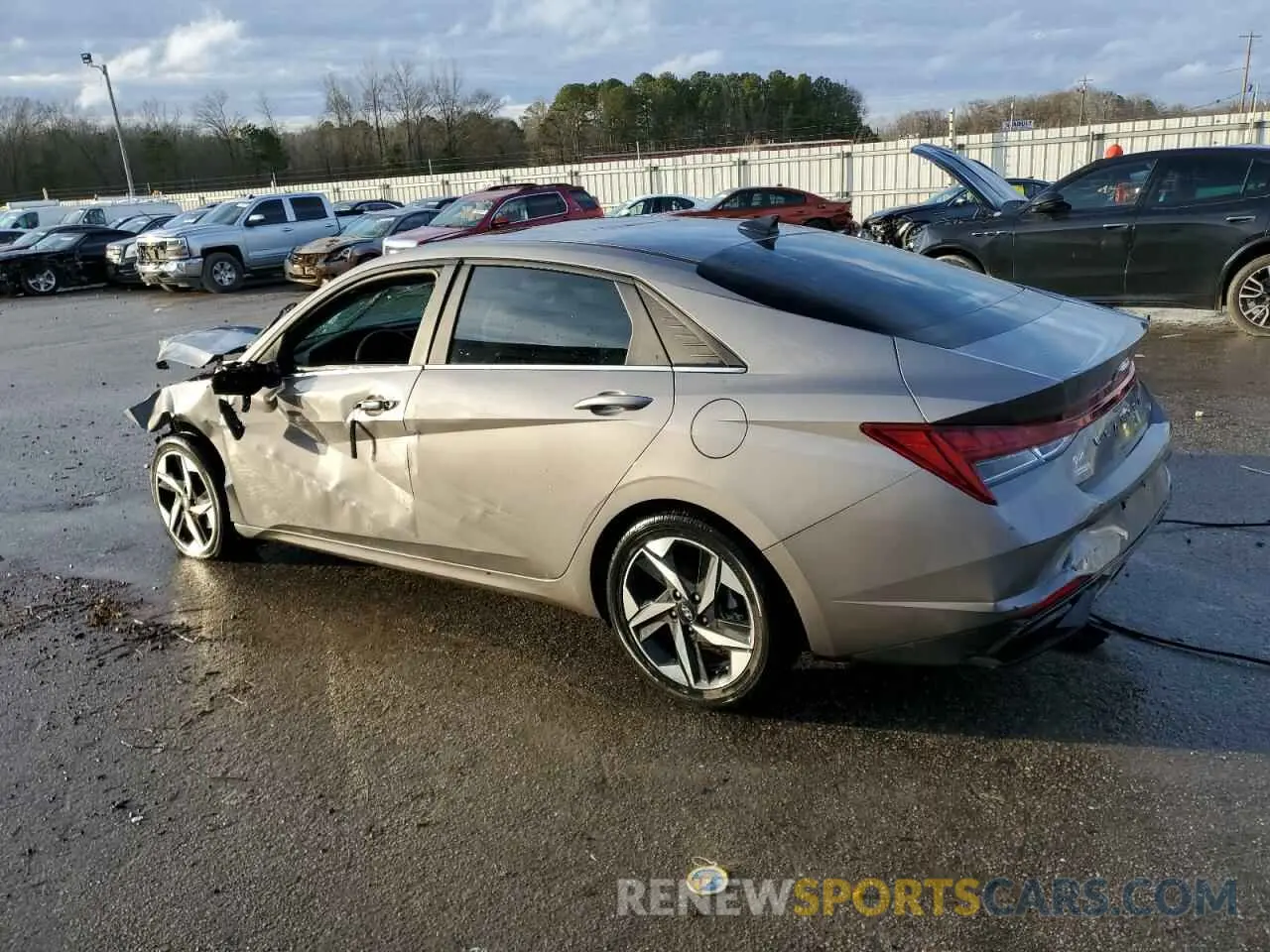 2 Фотография поврежденного автомобиля KMHLP4AG4NU342669 HYUNDAI ELANTRA 2022