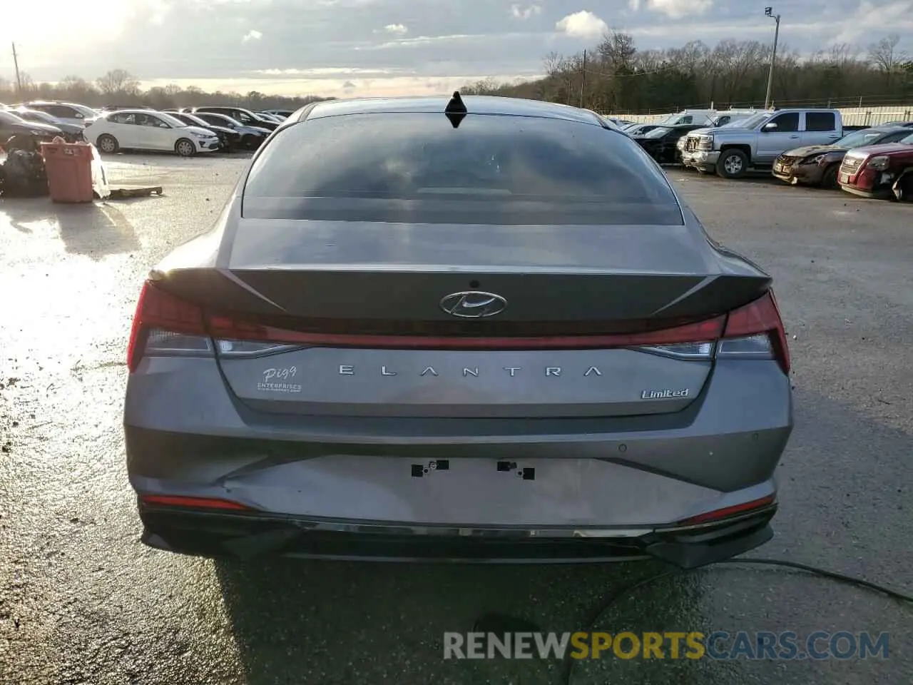 6 Фотография поврежденного автомобиля KMHLP4AG4NU342669 HYUNDAI ELANTRA 2022