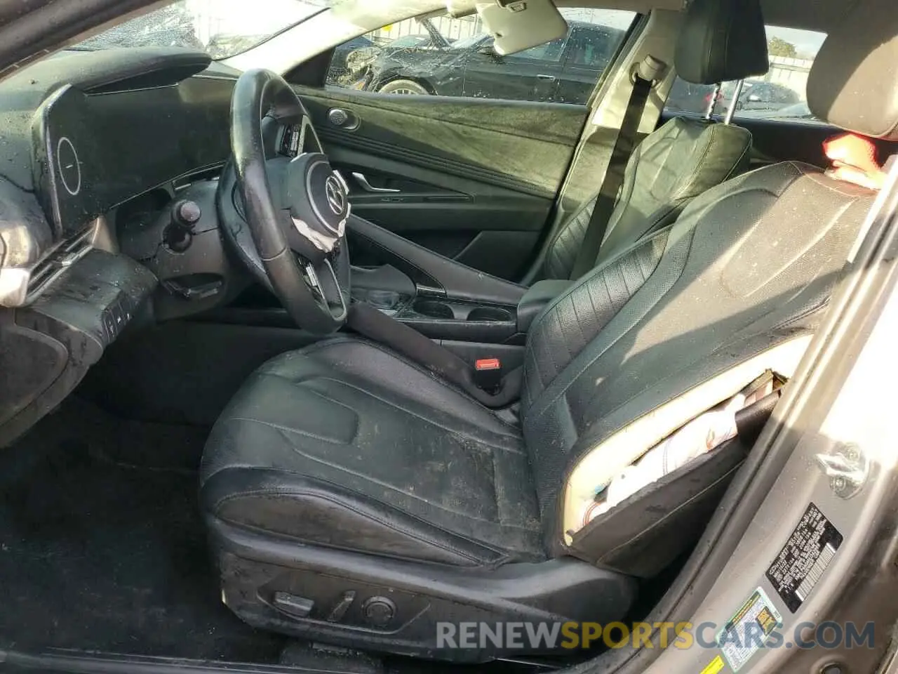 7 Фотография поврежденного автомобиля KMHLP4AG4NU342669 HYUNDAI ELANTRA 2022