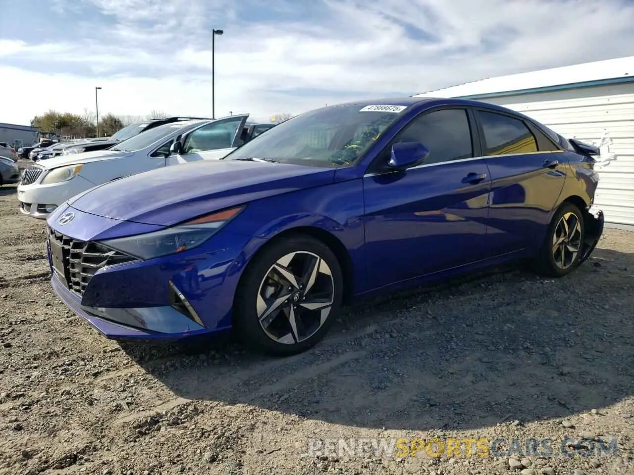 1 Photograph of a damaged car KMHLP4AG4NU353512 HYUNDAI ELANTRA 2022