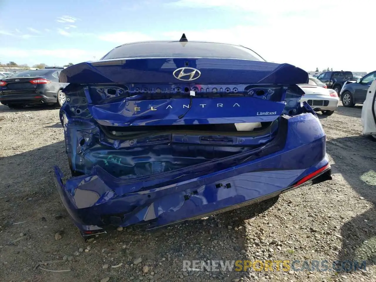 6 Photograph of a damaged car KMHLP4AG4NU353512 HYUNDAI ELANTRA 2022